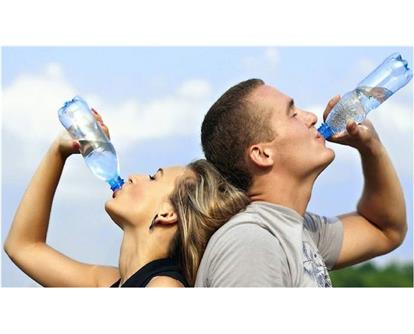 drinking water